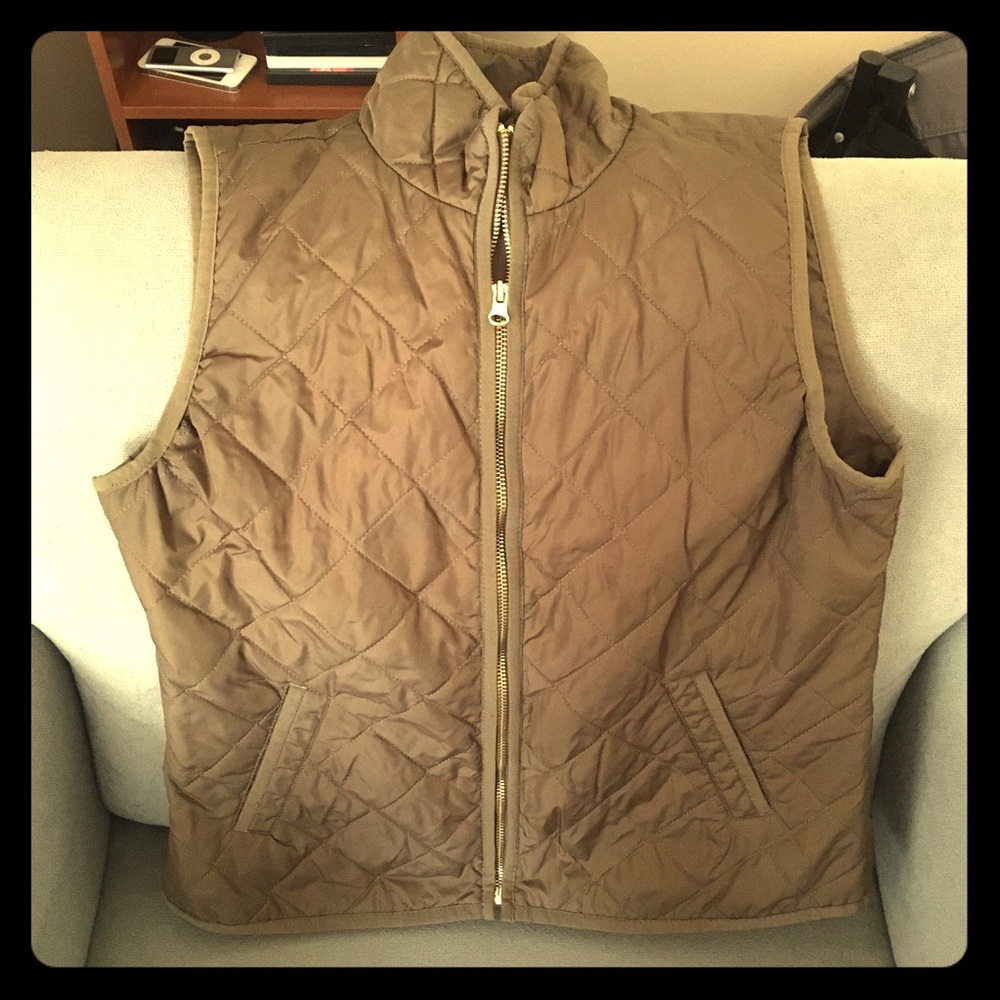 Olive green old navy vest